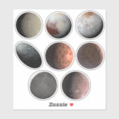Dwarf Planets Sticker Sheet (Vel)
