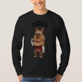 Dwarf Rabbit as Muay Thai Kick Boxing Champion 1 T-shirt (Voorkant)