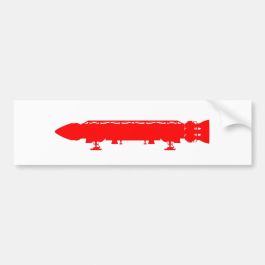 Dwarf Ship Bumpersticker (Voorkant)