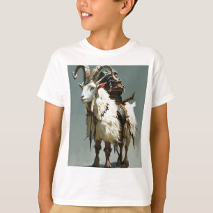 Dwarf Warrior's Trusty Steed: De majestueuze witte T-shirt