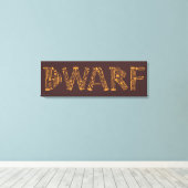 Dwarf Weapons Collage Canvas Afdruk (Insitu (Houten vloer))