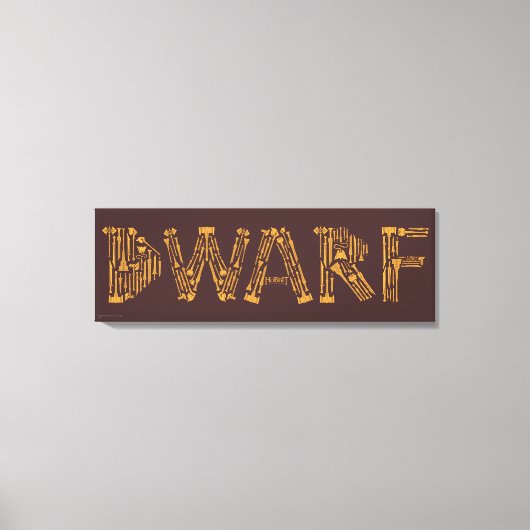Dwarf Weapons Collage Canvas Afdruk (Voorkant)