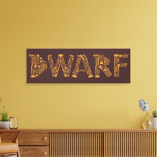 Dwarf Weapons Collage Canvas Afdruk (Insitu (Woonkamer))