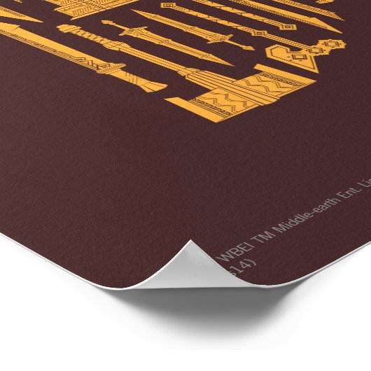 Dwarf Weapons Collage Poster (Hoek)