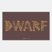 Dwarf Weapons Collage Rechthoekige Sticker (Voorkant)