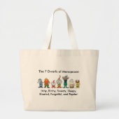 Dwarfs Menopauzak Grote Tote Bag (Voorkant)