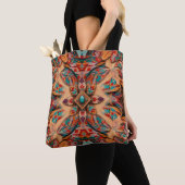 Dwarrelende Zuidwestelijke Veren Tote Bag (Dichtbij)