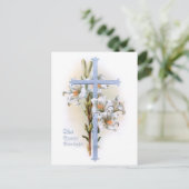 dwars- en paasbanden feestdagenkaart (Staand voorkant)