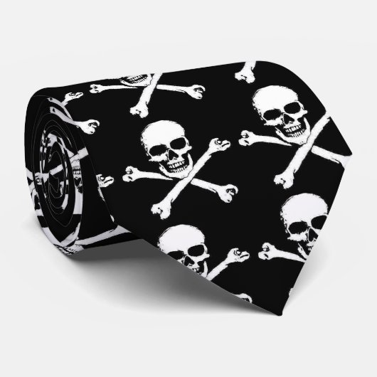 dwarsbeenderen stropdas (Opgerold)