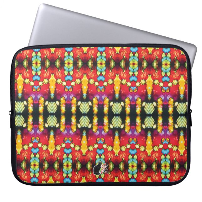 Dwarsbreedtes KCFX Laptop Sleeve (Voorkant)