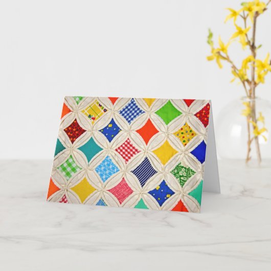 Dwarsdag Kaart (Gele Bloem)