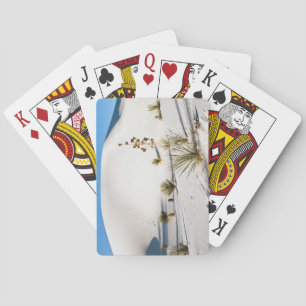 Dwarsduinen en Soaptree Yucca Pokerkaarten