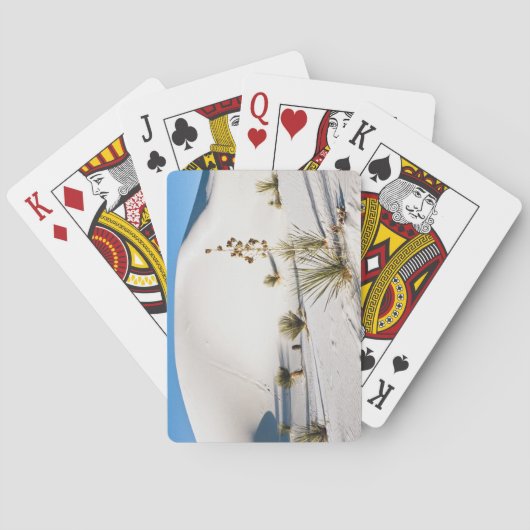 Dwarsduinen en Soaptree Yucca Pokerkaarten (Achterkant)