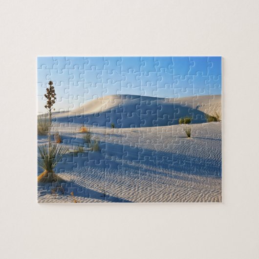 Dwarsduinen, Yucca, Vroeg Ochtendlicht Legpuzzel (Horizontaal)