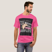 dwarsfluit muziekinstrument muziekinstrument trans t-shirt (Voorkant volledig)