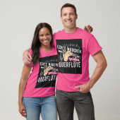 dwarsfluit muziekinstrument muziekinstrument trans t-shirt (Unisex)