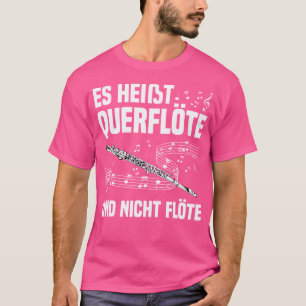 dwarsfluit muziekinstrument muziekinstrument trans t-shirt