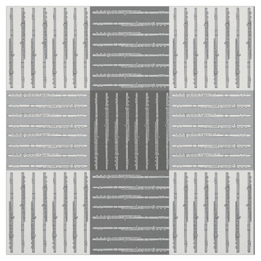 dwarsfluitpatroon stof (Swatch)