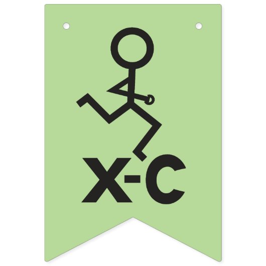 Dwarsland XC die Bunting Banner in werking stellen (Eerste vlag)