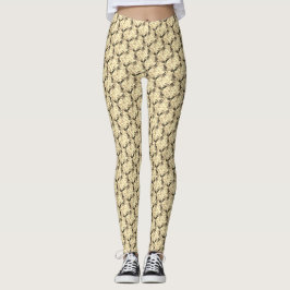 Dwarspatroon leggings ontwerp