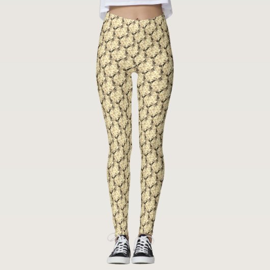 Dwarspatroon leggings ontwerp (Voorkant)