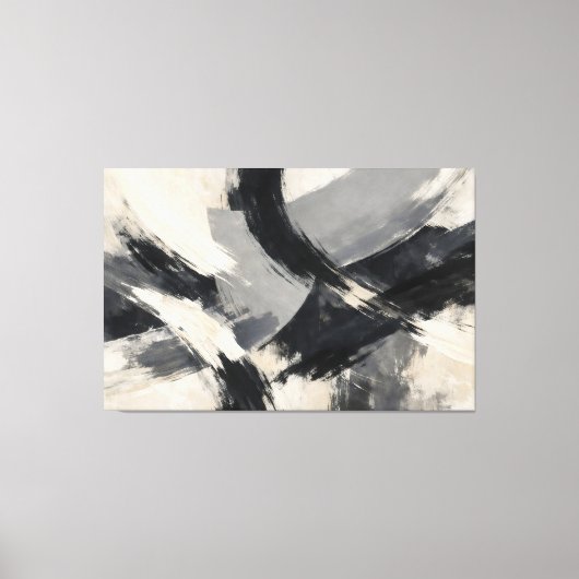 Dwarsstromen in As Canvas Afdruk (Voorkant)