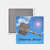 Dwarven Arrow Magneet (Voorkant / Achterkant)