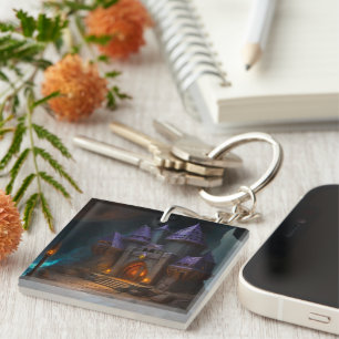 Dwarven Castle van de smederij van de smid Sleutelhanger