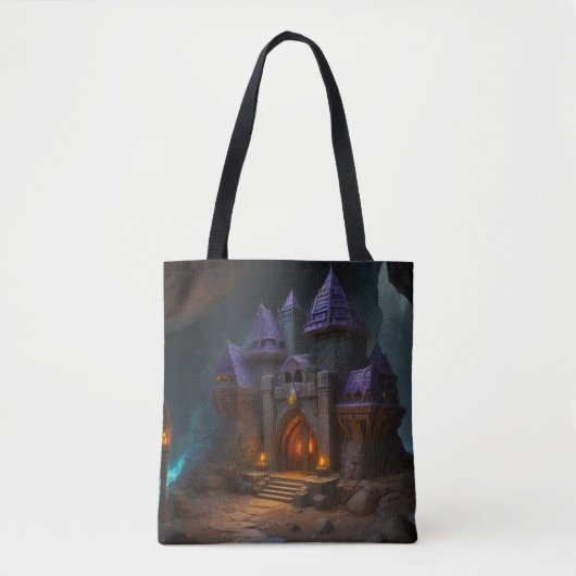 Dwarven Castle van de smederij van de smid Tote Bag (Voorkant)