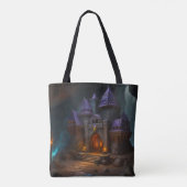 Dwarven Castle van de smederij van de smid Tote Bag (Achterkant)