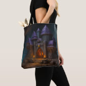 Dwarven Castle van de smederij van de smid Tote Bag (Dichtbij)