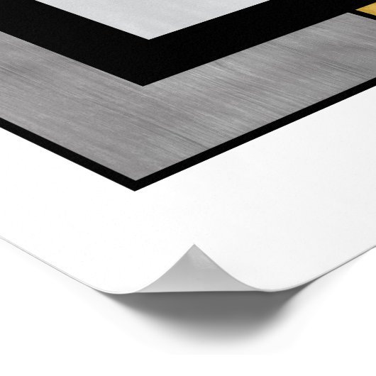 Dwarven Chest - Art Deco Fantasty Abstract Poster (Hoek)