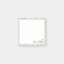 Dwarven runes dungeons en dragons post-it notes