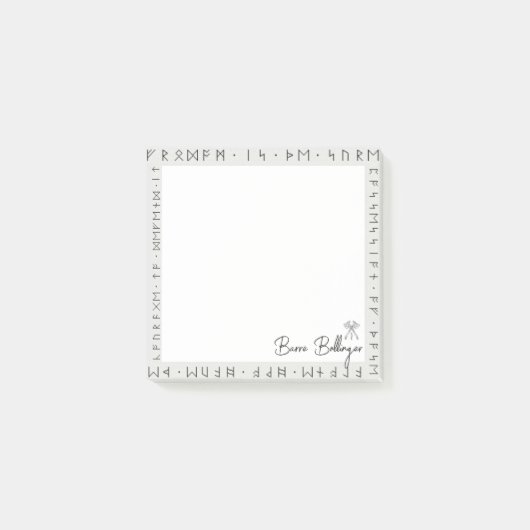 Dwarven runes dungeons en dragons post-it notes (Voorkant)