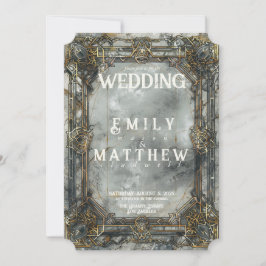 Dwarven Splendor Fantasy bruiloft uitnodiging