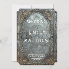 Dwarven Splendor Fantasy bruiloft uitnodiging