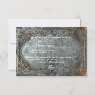 Dwarven Splendor Fantasy Wedding Dank u kaart