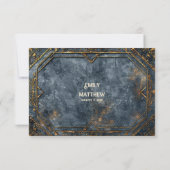 Dwarven Splendor Fantasy Wedding Dank u kaart (Achterkant)