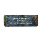 Dwarven Splendor Fantasy Wedding Etiket (Voorkant)