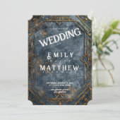 Dwarven Splendor Fantasy Wedding Kaart (Staand voorkant)