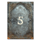 Dwarven Splendor Fantasy Wedding Kaart (Achterkant)