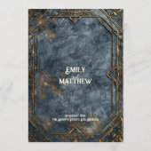 Dwarven Splendor Fantasy Wedding Menu (Achterkant)