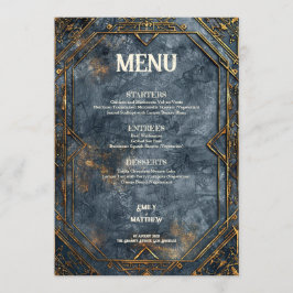 Dwarven Splendor Fantasy Wedding Menu