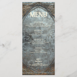 Dwarven Splendor Fantasy Wedding Menu