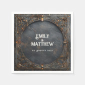 Dwarven Splendor Fantasy Wedding Servet (Voorkant)