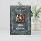 Dwarven Splendor Fantasy Wedding Sla de datum op Save The Date (Staand voorkant)