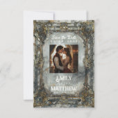 Dwarven Splendor Fantasy Wedding Sla de datum op Save The Date (Voorkant)