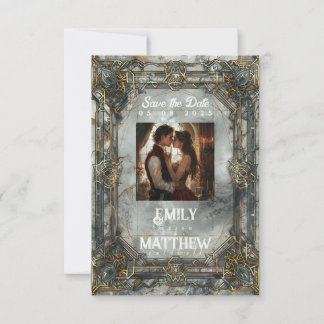 Dwarven Splendor Fantasy Wedding Sla de datum op Save The Date