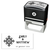 Dwarven Splendor Fantasy Wedding Zelfinktende Stempel (In situ)