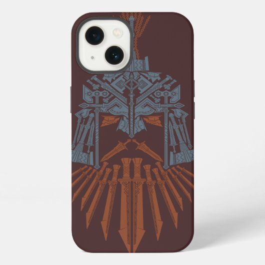 Dwarven Wapens Helm Icon iPhone Hoesje (Achterkant)